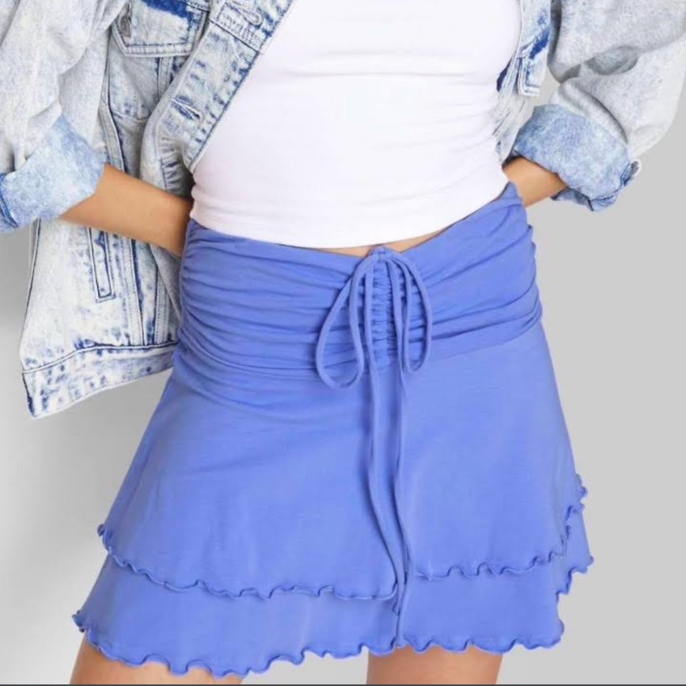 Light purple flowy skirt or can be worn as a top!